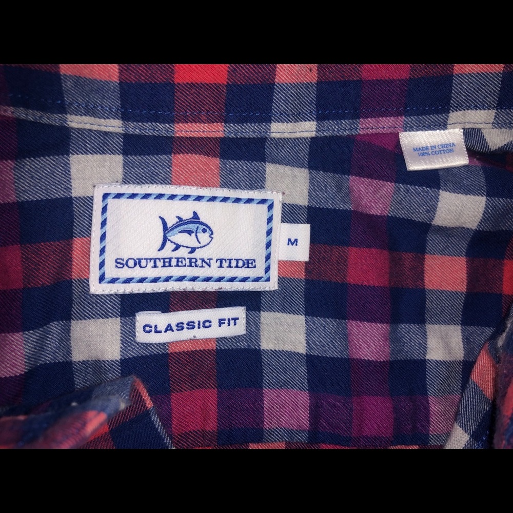 Men’s Southern Tide LS button down M